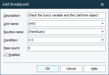 Add Breakpoint Dialog