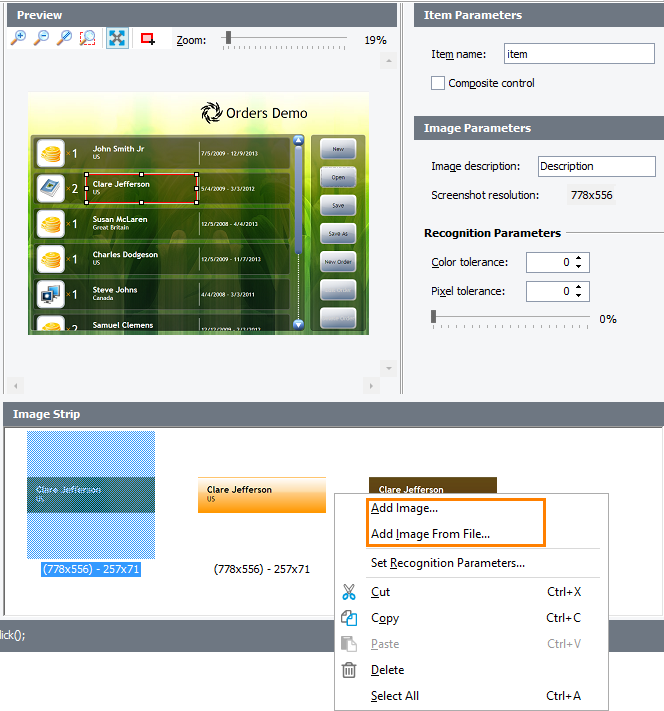 Image-Based Testing: Extending a set of a control’s Images