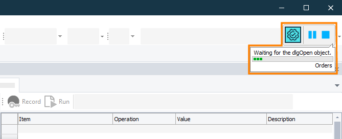 Getting Started With TestComplete (Desktop): TestComplete Indicator