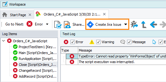 Create Jira Issue