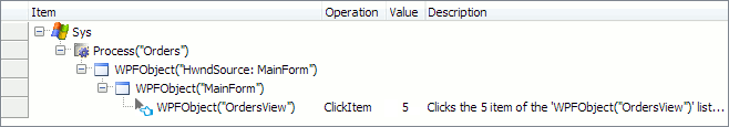 Keyword test operation over a WPF object that is not in Name Mapping A keyword test operation over a WPF object that is not in Name Mapping