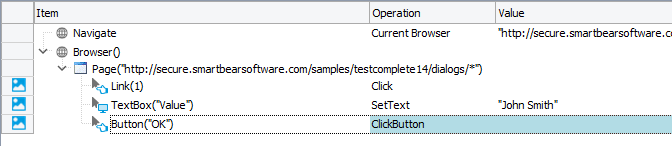 A keyword test that automates a prompt box Keyword test that automates prompt box