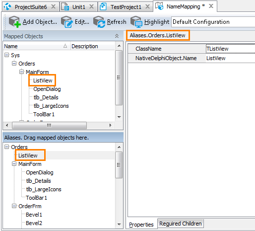 Sample Name Mapping for a Delphi application Sample Name Mapping for a Delphi application