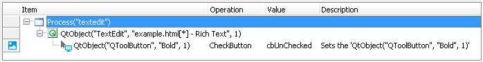 A keyword test operation over a Qt object that is not in Name Mapping A keyword test operation over a Qt object that is not in Name Mapping
