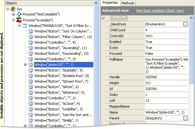 PowerBuilder application in the Object Browser PowerBuilder application in the Object Browser