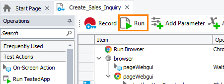 Running a recorded keyword test on a local computer Running a recorded keyword test on a local computer