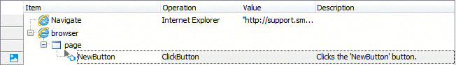 A keyword test operation over a Silverlight object addressed by using its alias A keyword test operation over a Silverlight object addressed by using its alias