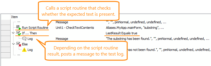 Check whether the recognized text contains the expected substring Check whether the recognized text contains the expected substring