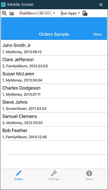 Testing Xamarin.Forms applications tutorial: The application's main page Testing Xamarin.Forms applications tutorial: Application main page