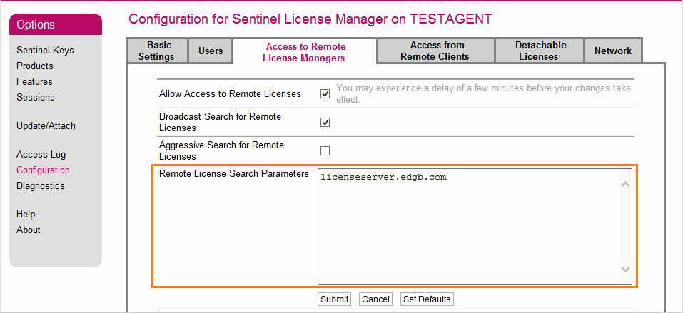 Specifying the License Manager PC where the license is activated Specifying the License Manager PC where the license is activated