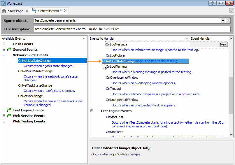 Adding Events to Be Handled Adding Events to Be Handled
