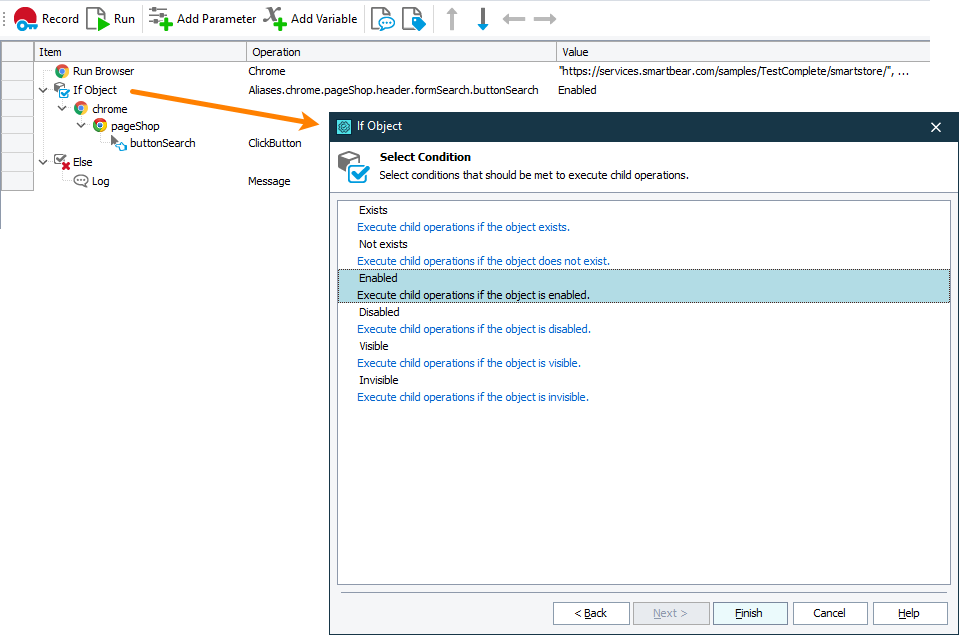 Checking a button state on a web page Checking a button state on a web page