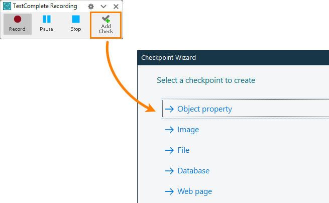 Testing Xamarin.Forms applications tutorial: Call the Checkpoint wizard Testing Xamarin.Forms applications tutorial: Call the Checkpoint wizard