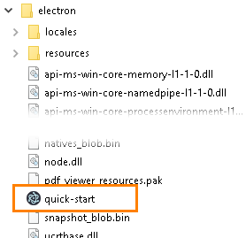 Testing Electron applications tutorial: Rename the application executable Testing Electron applications tutorial: Rename the application executable