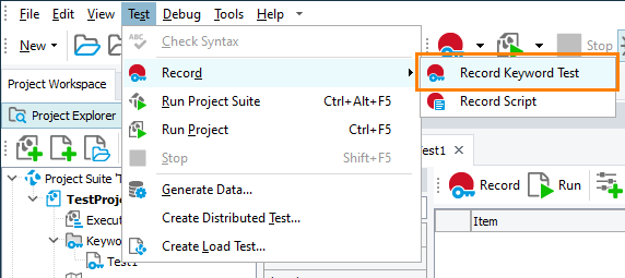 Testing Electron applications tutorial: Start recording Testing Electron applications tutorial: Start recording