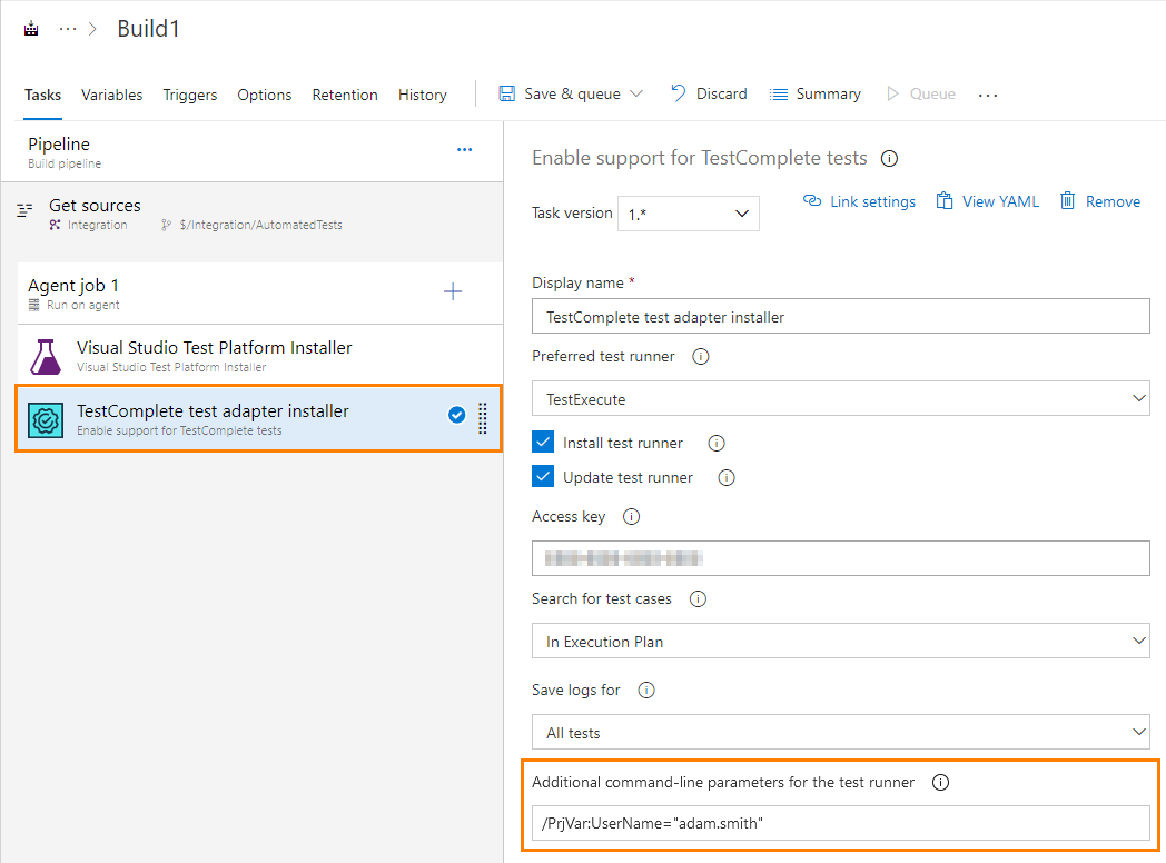 Passing environment variable values as custom attributes Passing environment variable values as custom attributes