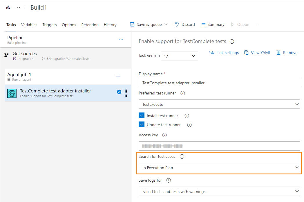 Specifying how to search for tests to run in Azure DevOps Specifying how to search tests to run in Azude DevOps