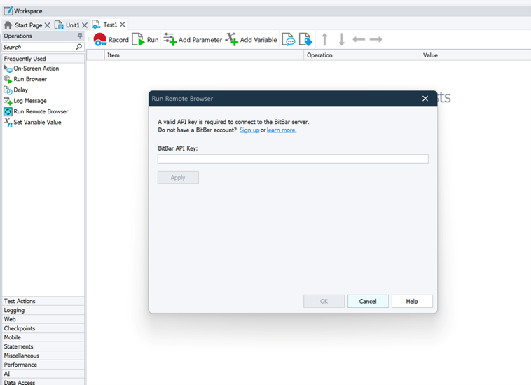API Key Dialogue API Key Dialogue