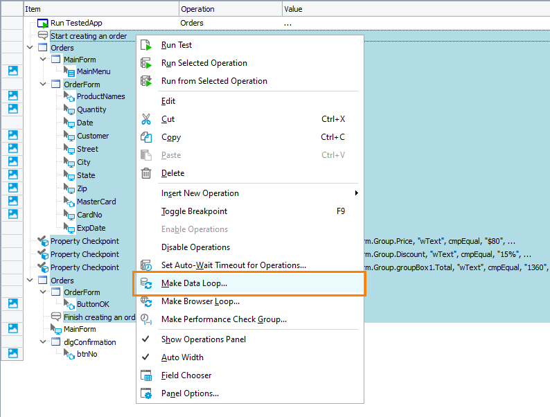 The Make Data Loop Command The Make Data Loop Command