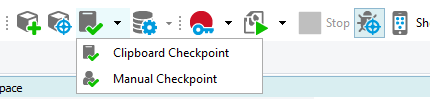 Clipboard Checkpoint on the Tools Toolbar Clipboard Checkpoint on the Tools Toolbar