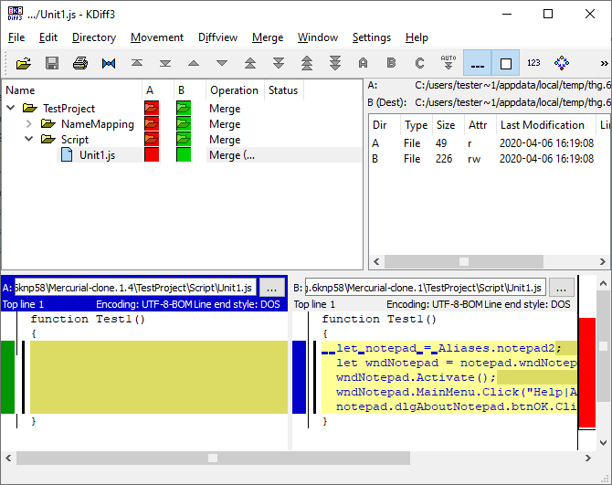 TortoiseHg Visual Diff Tool TortoiseHg Visual Diff Tool