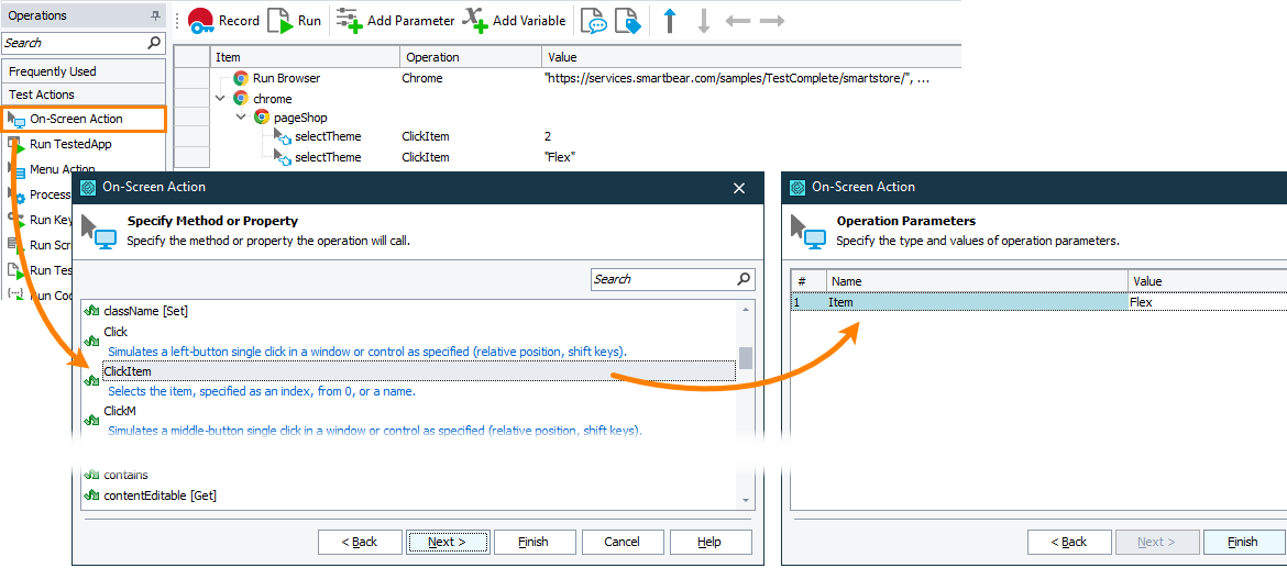 Selecting an item of a combo box Selecting an item of a combo box