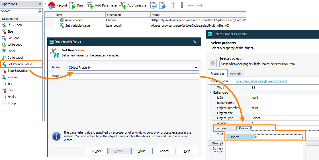 Storing the caption of a list box item to a variable Storing the caption of a list box item to a variable