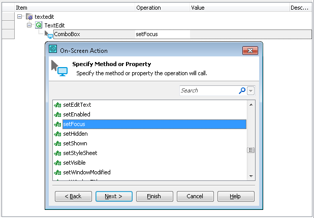 Invoking a Qt object’s native method Invoking a Qt object’s native method
