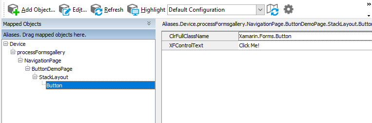 Xamarin.Forms testing: Name Mapping editor Xamarin.Forms testing: Name Mapping editor