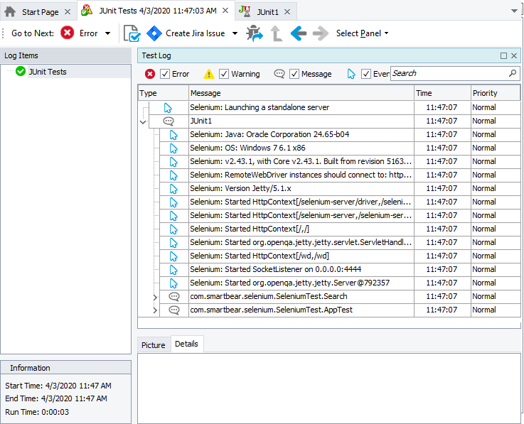 Selenium Server Events Selenium Server Events