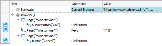 A keyword test that automates a form resubmission confirmation Keyword test that automates form resubmission confirmation