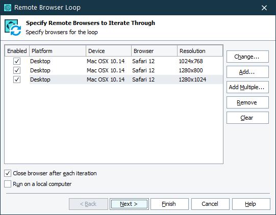 Remote environments added to the loop Remote environments added to the loop