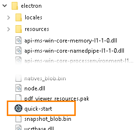 Testing Electron applications tutorial: Rename the application executable Testing Electron applications tutorial: Rename the application executable