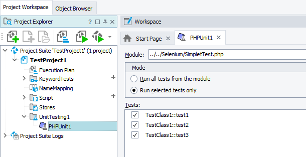 PHPUnit Selenium Test Properties PHPUnit Selenium test properties