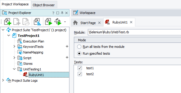 RubyUnit Selenium Test Parameters RubyUnit Selenium test parameters