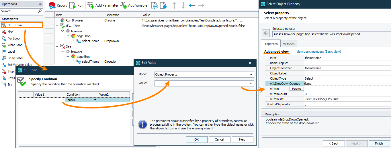 Opening and closing the drop-down list of a combo box Openeing and closing the drop-down list of a combo box