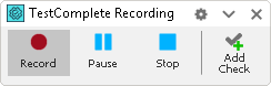 Recording Toolbar