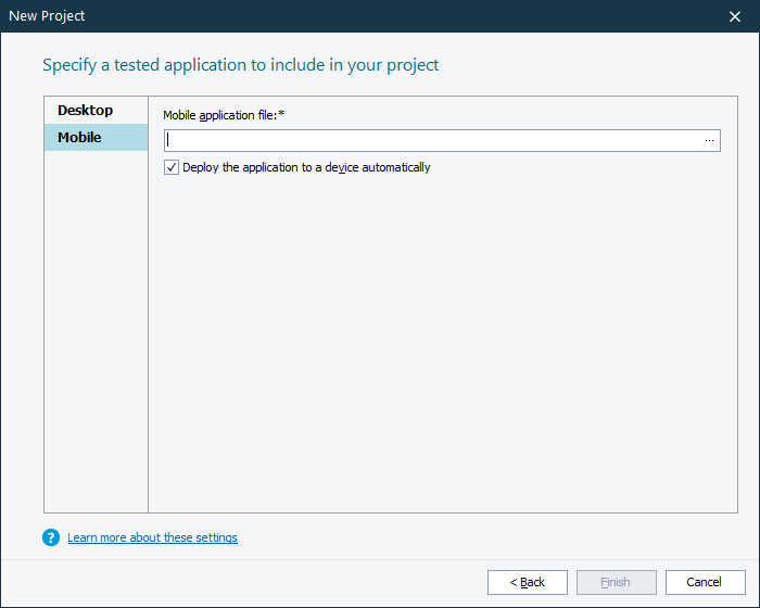 Testing Xamarin.Forms applications tutorial: Adding the tested application Testing Xamarin.Forms applications tutorial: Adding the Tested Application