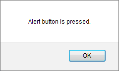 An alert box in Firefox An alert box in Firefox