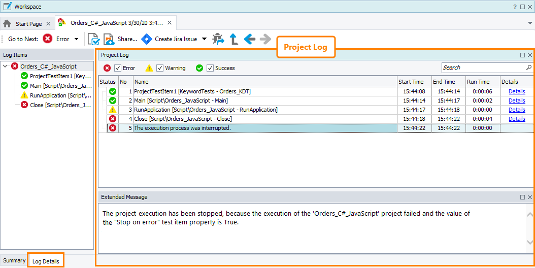 Project Log Project Log