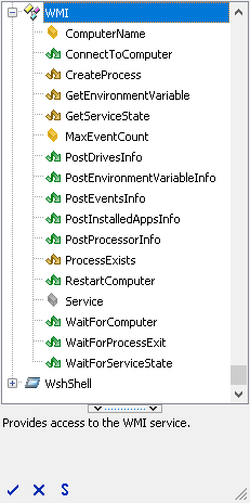 Custom runtime object in the Code Completion window