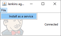 Installing Jenkins agent as Windows service