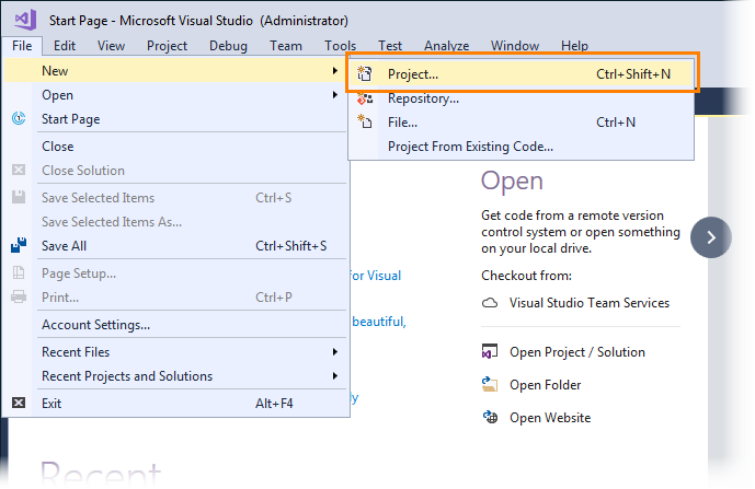 SpecFlow test with TestLeft: Creating new project in Visual Studio