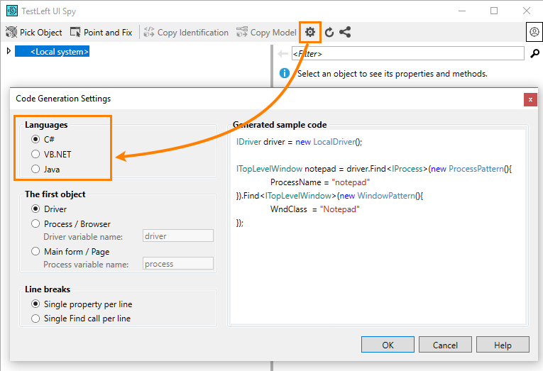 Selecting program language