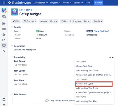 The Jira issue