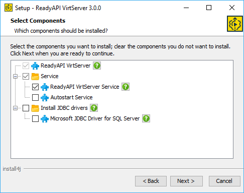 Service virtualization: Installing VirtServer Components