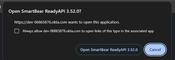 ReadyAPI login