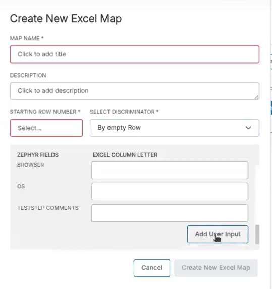 Create New Excel Map
