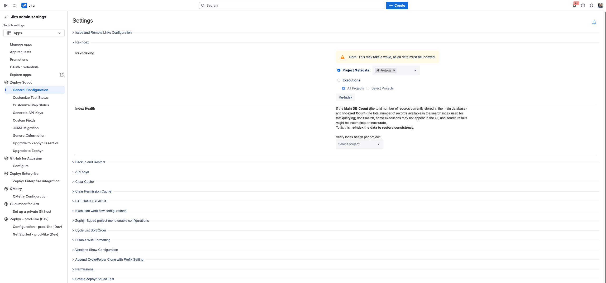Project metadata
