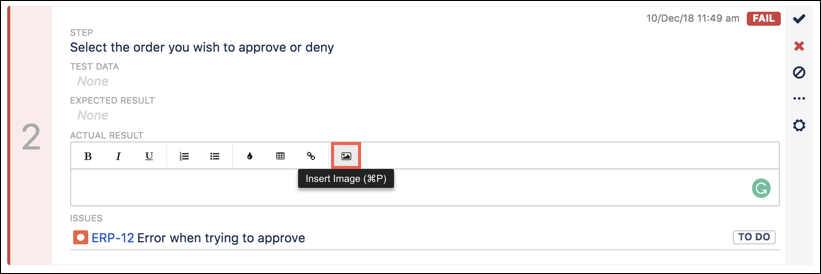 The 'Insert Image' button